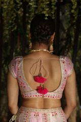 Pink Panelled Gota LehengaIMG_0429 copy